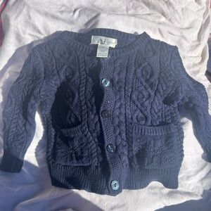 Polo by Ralph Lauren Kids Navy Cable Knit Sweater